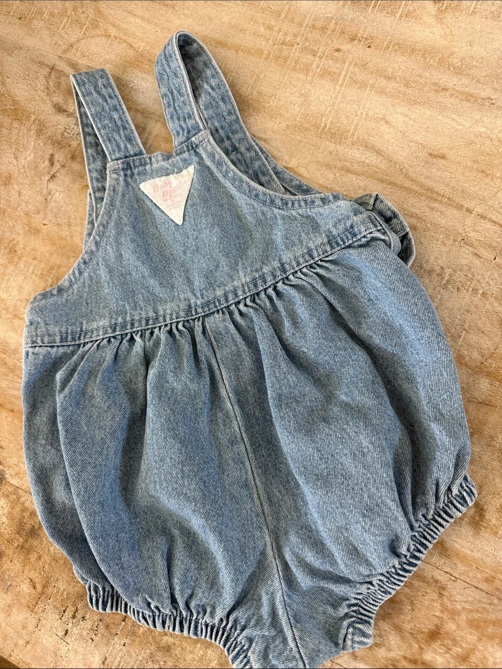Oshkosh B’Gosh Vintage Denim Bubble Romper {Lightwash} 24 mos.
